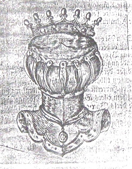 Fil:Friherrehjelm og krone 1671.jpg