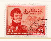 Falsen på frimerke fra 1947.