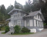 Roald Amundsens hjem på Svartskog. Foto: Bruker:Stigrp (Stig Rune Pedersen]]).