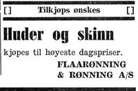264. Annonse fra Flaarønning & Rønning i Nord-Trøndelag og Inntrøndelagen 4.7. 1942.jpg
