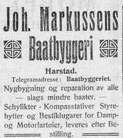 Denne annonsen fant vi i Folkeviljen. Den ble gjengitt i alle avisene som kom ut i desember 1918.