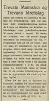 Referat fra arrangement til inntekt for frihetsgaven. Oppland Arbeiderblad 4. april 1946.