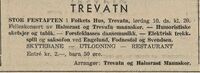 Festaften på Folkets Hus i Trevatn. Oppland Arbeiderblad 9. juni 1950.